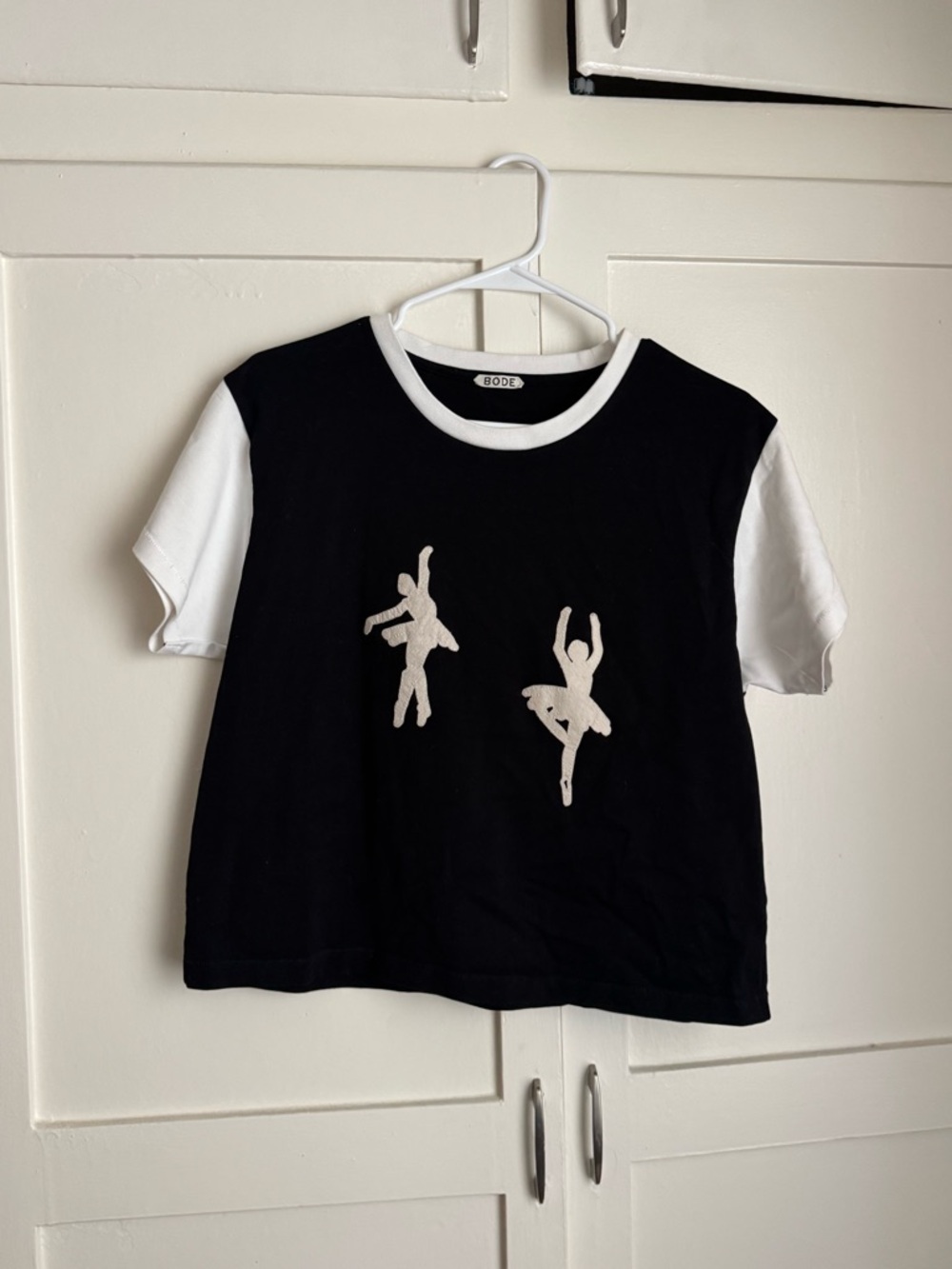 BODE Black & White Ballerina Tee